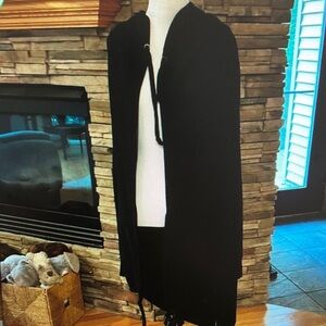 Black Hooded Cape